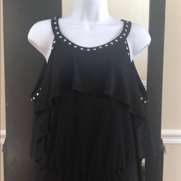 Thalia Sodi Black Jumpsuit Size Large - - Picture 2 of 6